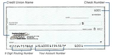 Teachers Credit Union Routing Number 